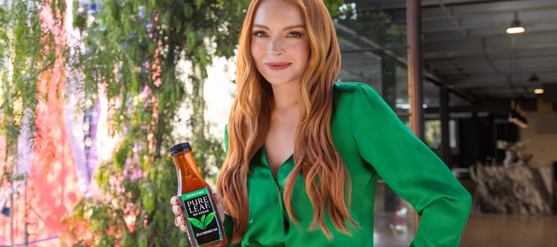 Pure Leaf and actress Lindsay Lohan launch campaign to promote tea break culture